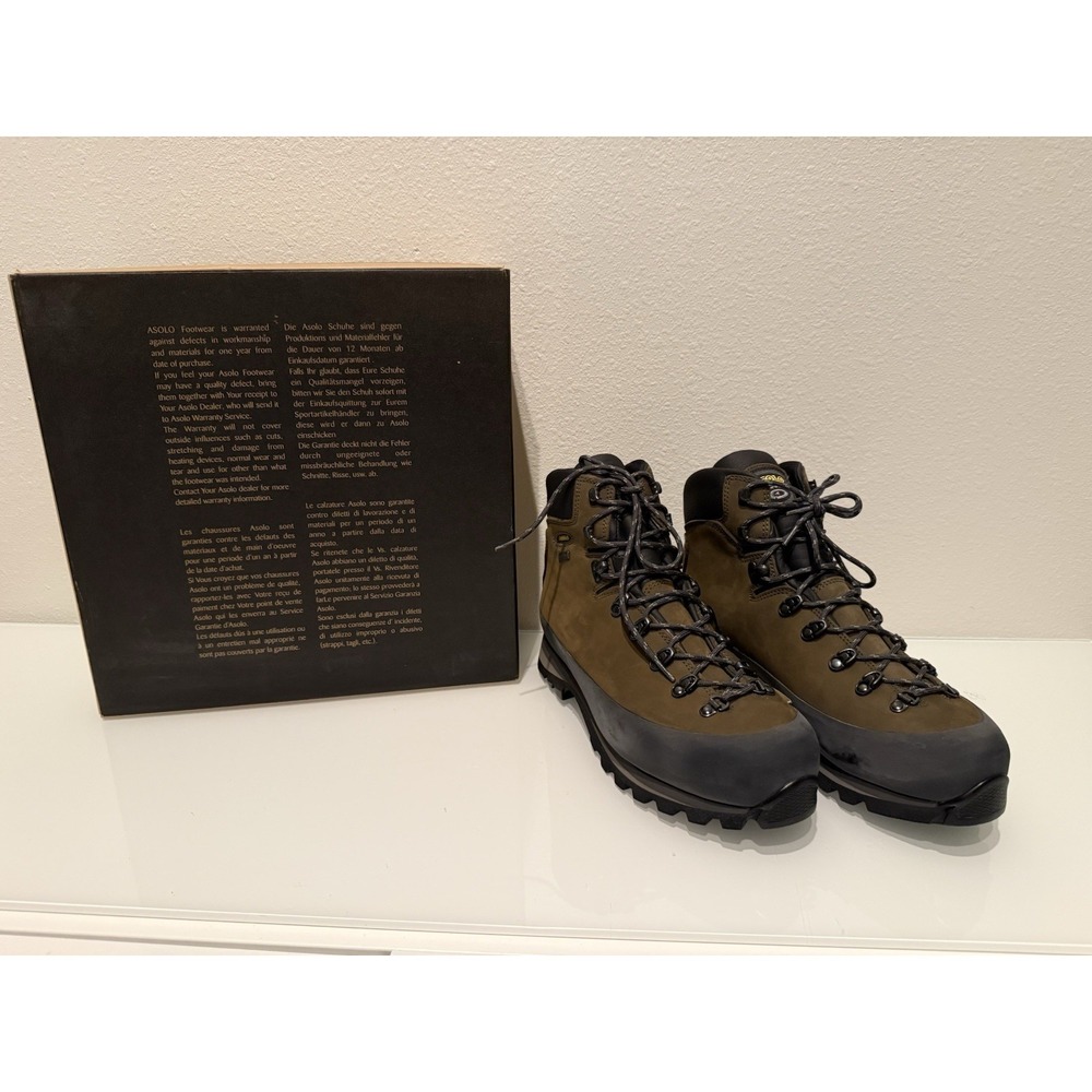 Asolo FSN 95 GTX Gore-Tex Hiking Boots Men's Sz 12 Waterproof Tundra New!